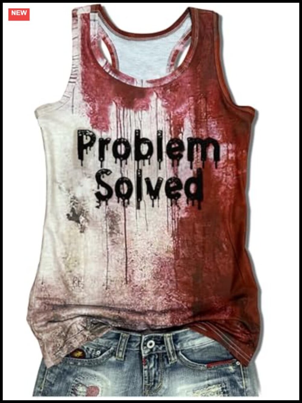 Women's Halloween Tank Top Sleeveless Crew Neck Cotton Blend